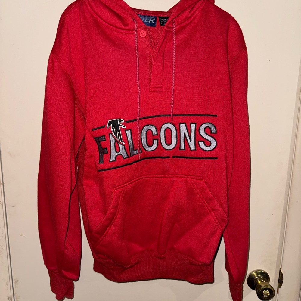 STARTER Atlanta Falcons Red Sweatshirt Athletic Style